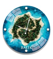 Balık Cam Saat - 40 cm