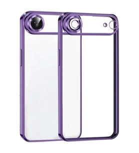 iPhone 17 Air Razer Lensli Silikon - Mor