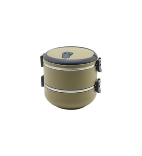 KAHVERENGİ 2Lİ SEFER TASI SAKLAMA KABI 1.2LT