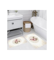 Eliana Home Baskılı 2'li Banyo Paspas Takımı RVG5112