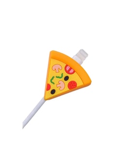 SPELT Şarj Kablosu Kablo Ucu Koruyucu Koruma Bükülme Kırılma Engelleyici Figür Tam Parça Pizza