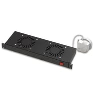 AGER Dikili Tip 2li Termostatlı Siyah Fan Modülü VG-F2T-A-S1