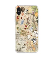 Iphone X ve XS Uyumlu Winnie The Pooh Tasarımlı Şeffaf Telefon Kılıfı