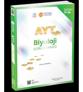 ÜçDörtBeş Yayınları AYT Biyoloji Konu Özetli Soru Bankası Yeni
