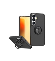 Samsung Galaxy S26 Plus Montreal Yüzüklü Silikon Kapak - Siyah