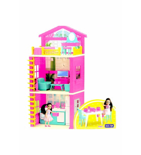 Lola'nın 3 Katlı Ev Seti 6626 (Pembe)