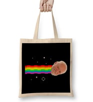 Harold Hide The Pain Nyan Cat Memeß Bez Çanta Uzun Saplı