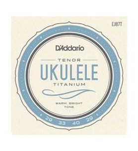 D'Addario EJ87T EJ Serisi Ukulele Tel Seti (Tenor - Titanyum)