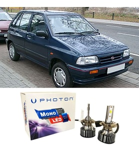Kia Pride Led Xenon Uzun + Kısa Far Ampulü H4 Mono Yeni Seri Beyaz