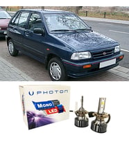 Kia Pride Led Xenon Uzun + Kısa Far Ampulü H4 Mono Yeni Seri Beyaz
