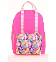 Kaukko Double Stripe Sırt Çantası Pink K1762 (Pembe)