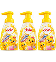 Dalin Köpük Sabun 200 ML Renk Değiştiren (Çocuklar İçin) (3 Lü Set)
