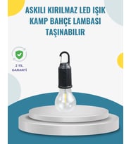 Taşınabilir Sıcak Işık Yayan Kamp Lambası