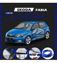 Skoda Fabia Oto Araç Kapı Koruma Fitili 5metre Parlak Beyaz Renk