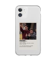 Iphone 11 Uyumlu Friends Tasarımlı Şeffaf Telefon Kılıfı