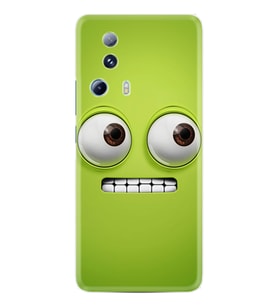 Xiaomi Mi 13 Lite Kılıf Resimli Desenli Silikon Platinium Series Green 1832