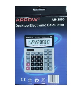 Arrow AH-3800 12 Haneli Hesap Makinası