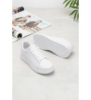 Cap 2044 Erkek Klasik Sneaker Beyaz