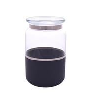 Gordion M06304-AB Kavanoz 20x10 cm Vısıon Black Platin
