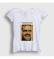 Presmono Kadın Beyaz Cover Film The Shining T-Shirt 254209tt (Beyaz)