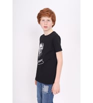 Toontoy Unisex Çocuk Atatürk Baskılı Tişört (Siyah)