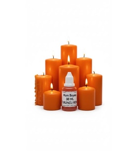 Sıvı Mum Boyası - Turuncu - 30 ml