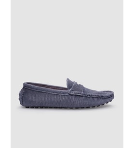 Triko Mavi Erkek Loafer