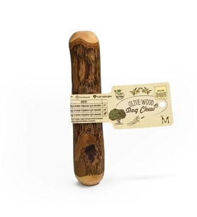Doggie Doğal Zeytin Ağacı Çiğnenebilen Köpek Oyuncağı M 14 x 2,5 cm 15 kg