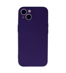 Iphone 13 Mini Kılıf Nano Içi Kadife Silikon - Mor