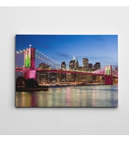 Brooklyn Işıklı Kanvas Tablo