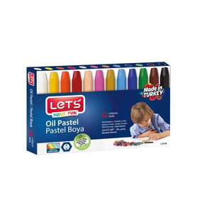 12 Renk Pastel Boya