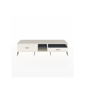 Hyperion TV Ünitesi 2 Raflı 2 Çekmeceli  220x44x51 Aytaşı-Antrasit/Aytaşı