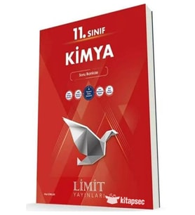 Limit Yayınları 2024 - 2025 Müfredat 11.Sınıf Kimya Soru Bankası (Çok Renkli)