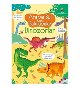 Ara ve Bul Resimli Bulmacalar - Dinozorlar