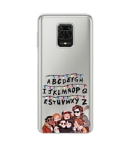 Redmi Note 9 Pro/Note 9S Uyumlu Stranger Things Desenli Şeffaf Telefon Kılıfı