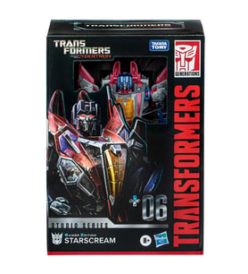 Takara Tomy Transformers Studio Series Deluxe War for Cybertron 06 Starscream Figürü Oyuncakları (Karışık)
