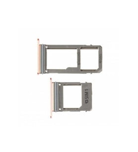 Samsung Galaxy A720 Sim Yuvası Sim Kart Tepsisi Rose Çift