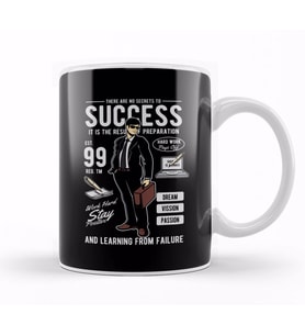 Secrets To Success No Secrets To Success Kupa Bardak Porselen