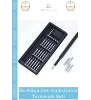 #TornavidaSeti Elektronik Metal Hassas Onarım Teknik Servis Takımı Kutulu 25 Parça Tornavida Seti