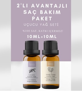 Derin Uyku 2'li Avantajlı Paketi Lavanta Ve Ylang-Ylang Saf Uçucu Yağı Kolay Uyku Buhurdanlık 20 Ml