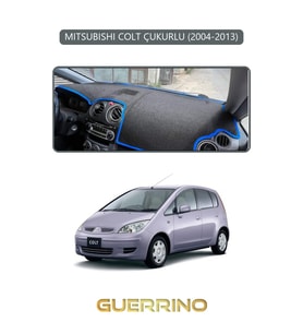 MITSUBISHI COLT ÇUKURLU 2004-2013TORPİDO KORUMA HALISI GRİ KENAR