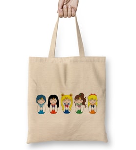 Sailor Moon Kawaii Bez Çanta Uzun Saplı