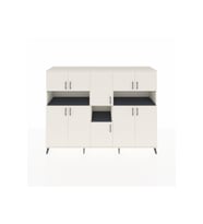 Hyperion Dolap 14 Raflı 10 Kapaklı 220x44x163 Aytaşı-Aytaşı/Antrasit
