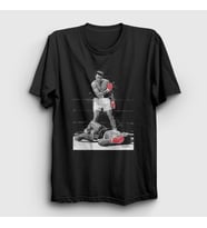 Presmono Unisex Siyah Ring Boxing Boks Muhammed Ali T-Shirt 315897tt