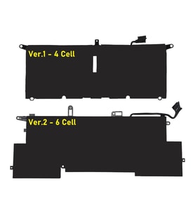 Dell Inspiron P123G (7400) Batarya Pil RETRO V2 6-Cell