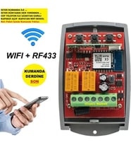Dünyanın Her Yerinden Cep Telefon Ile Garaj Kapısını Açıp Kapatan Wifi Modül (Kumanda Ilede Açıp Kapatır)