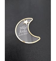 Sonsuzluk Magneti -  Magnet Nikah Şekeri - Nişan Şekeri - Söz Şekeri - Düğün Magnet - Nişan Magnet - Söz Magnet - Yenidoğan Magnet - Doğum Magnet - Yaş Magnet 7cm