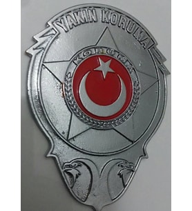 YAKIN KORUMA CÜZDAN ROZETİ (METAL)-SATIN/AL,YAKIN KORUMA KIMLIK KARTLI PERSONELE SATILIR.-SIVILE SATILMAZ