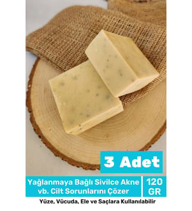 Lüks %100 Doğal Güzel Kokulu El Yüz Saç Vücut Cilt Orijinal Bitkisel Sidr Sabunu 120G - 3 Adet