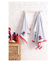 Özdilek Lisanslı -Spiderman Gri- 2 Parça Banyo Seti